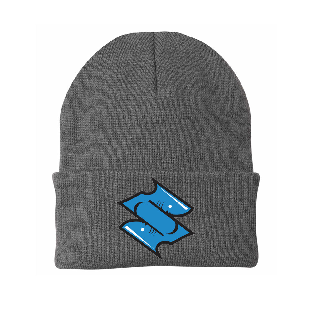KINGSTON SHARKS BEANIE GREY