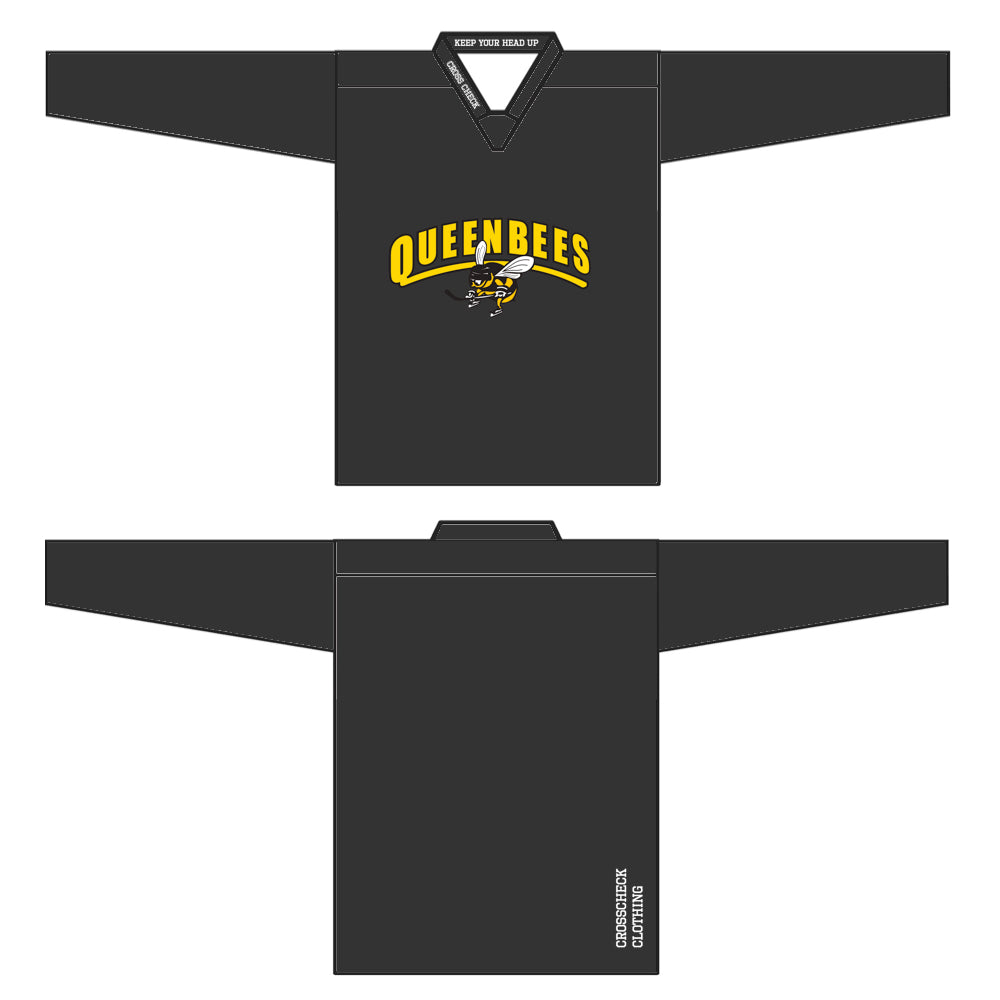 QUEENBEES BLACK TRAINING JERSEY