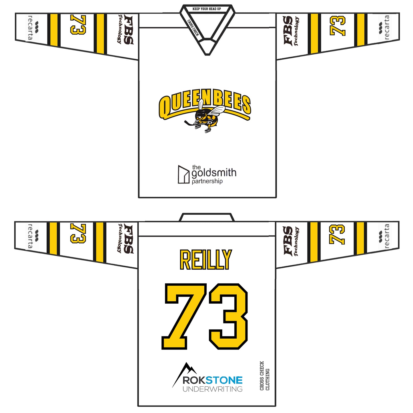 QUEENBEES HOME GAME JERSEY