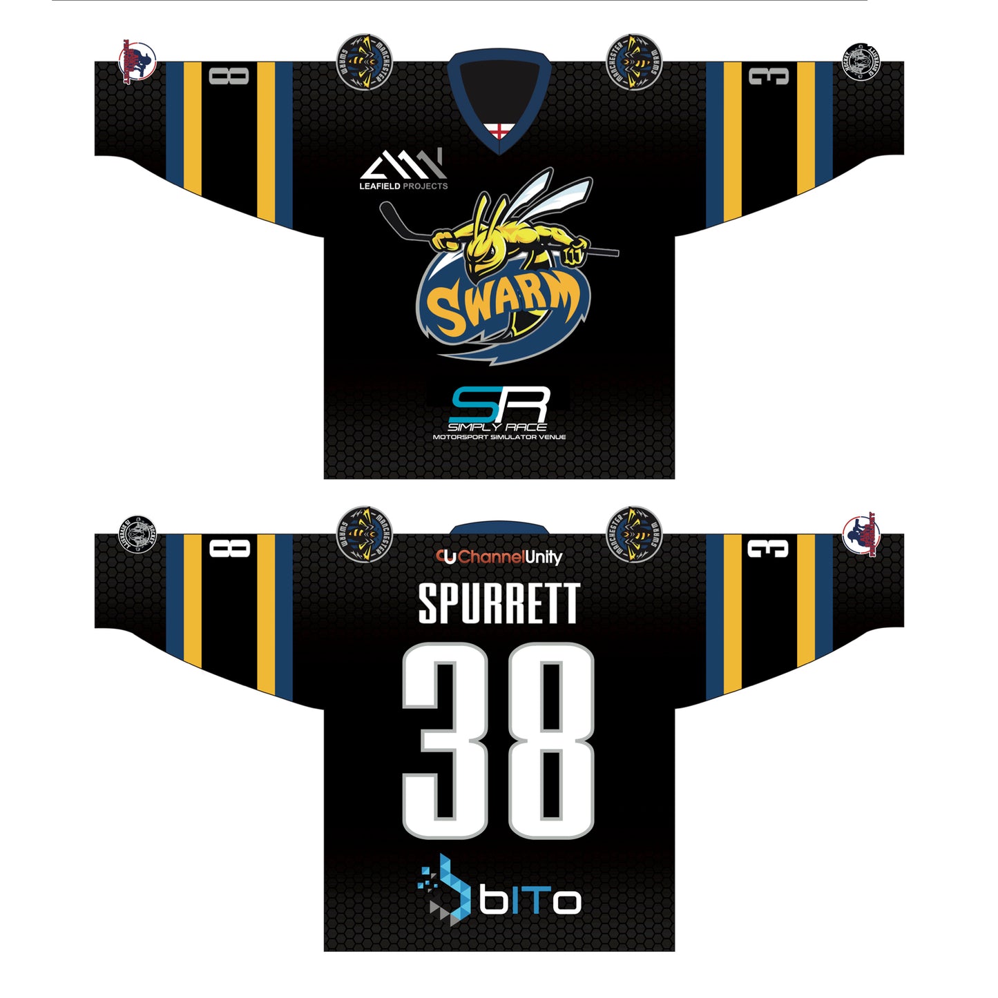 SWARM BLACK JERSEY ADULT