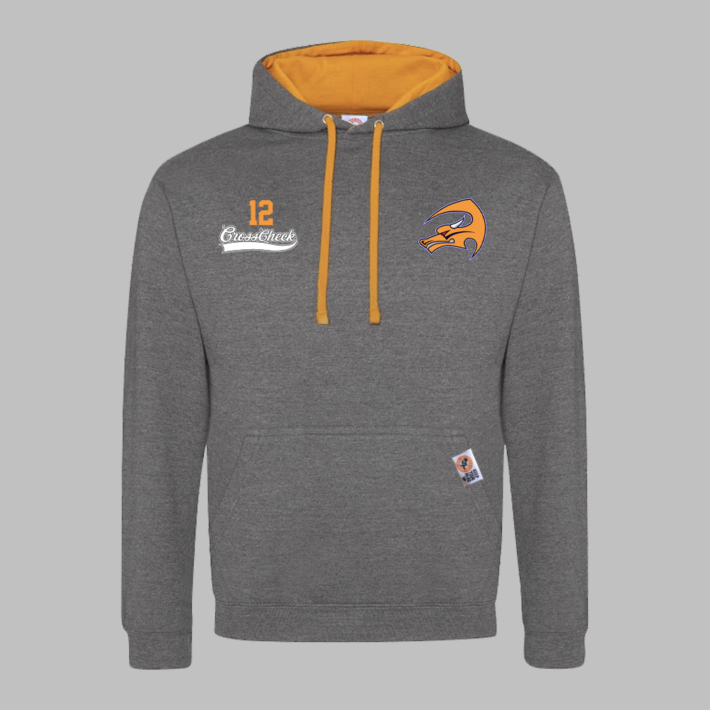DURHAM DRAGONS GREY HOODIE