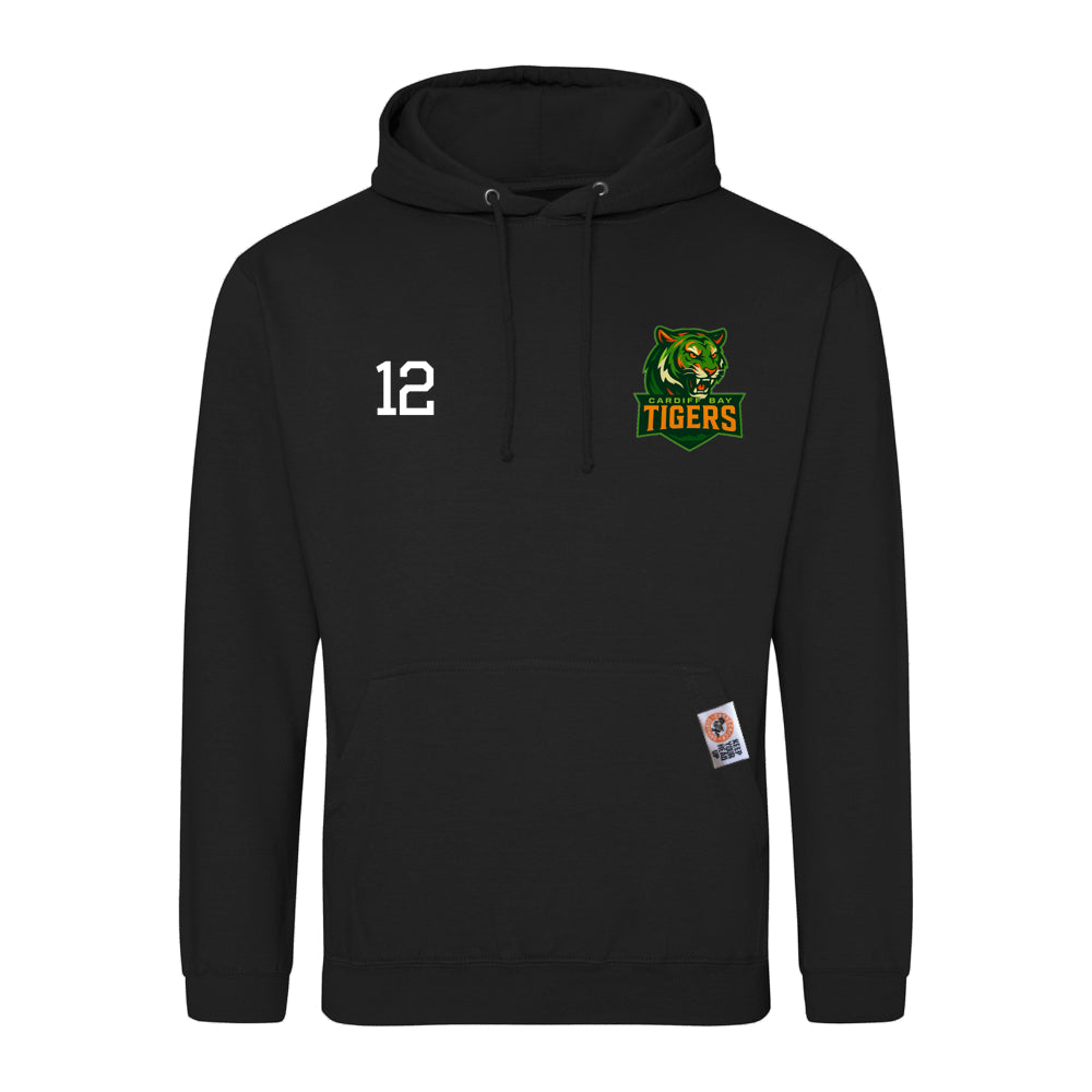 TIGERS HOODIE BLACK