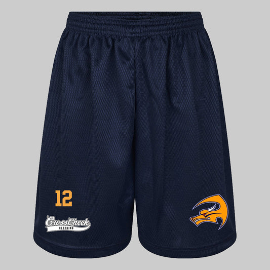 DURHAM DRAGONS NAVY TRACK SHORTS