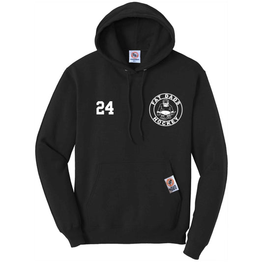 FAT DADS BLACK HOODIE