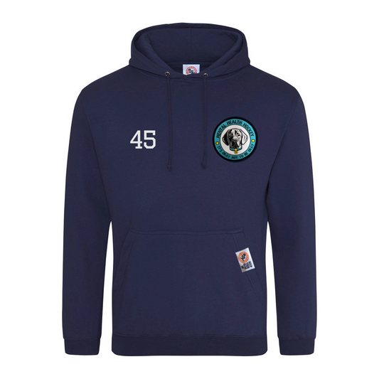 TEAM MHH NAVY HOODIE (PERSONALISED)