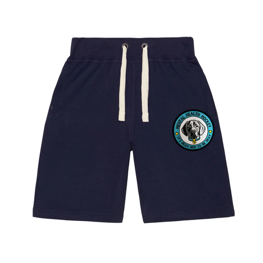 TEAM MHH NAVY SWEAT SHORTS