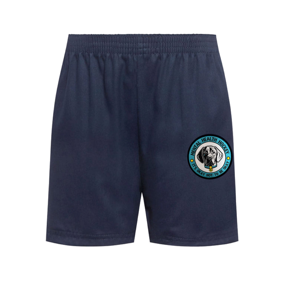 TEAM MHH NAVY TRACK SHORTS