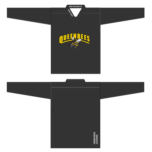 QUEENBEES BLACK TRAINING JERSEY