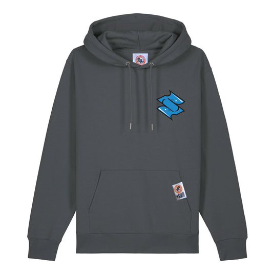 KINGSTON SHARKS HOODIE CHARCOAL