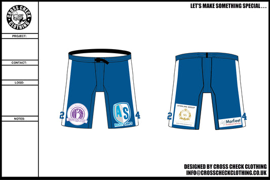 FAT DADS SHORTS COVERS BLUE