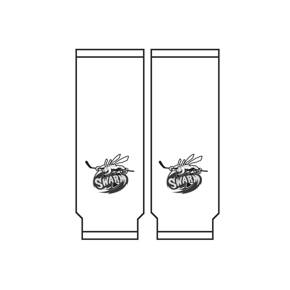 SWARM TRAINING HOCKEY SOCKS WHITE