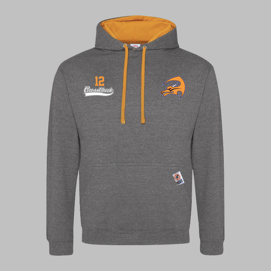DURHAM DRAGONS GREY HOODIE